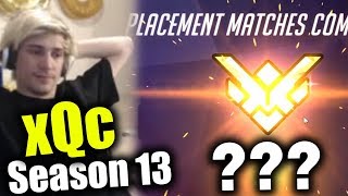 xQc Season 13 Placements LAST GAME + Duo with Moxy