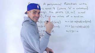 Grade 12 Advanced Functions (MHF4U) - Thinking Problem with Factored Polynomial