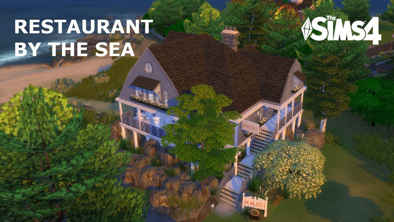 Restaurant By The Sea Sims 4 Speed Build YouTube Restaurant By The Sea Sims 4 Speed Build YouTube