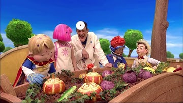 every episode of lazytown but only when they say 