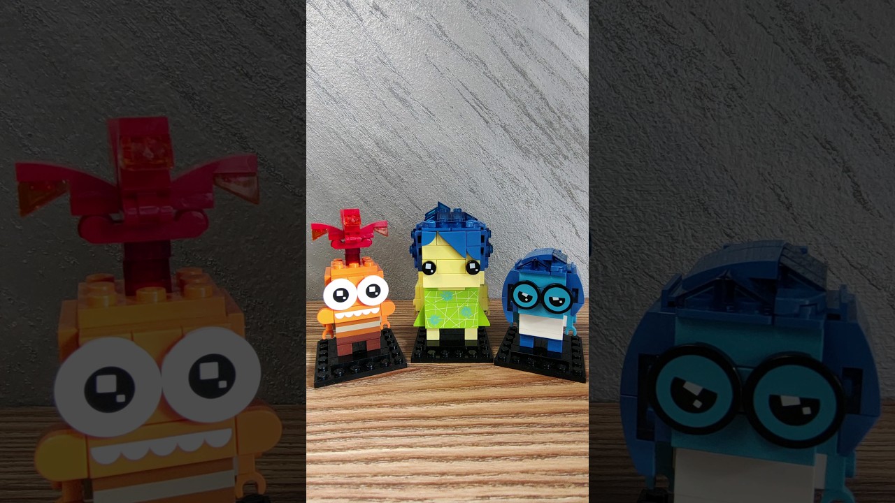 Sadness Joy Anxiety LEGO® 40749 BrickHeadz № 239 240 241 