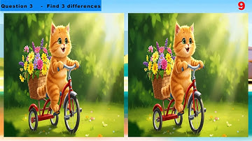 Can You Find the 3 Differences? | Cartoon Version #15