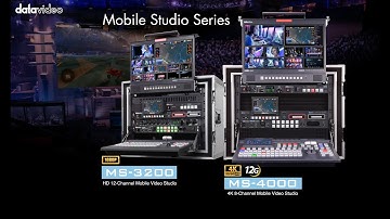 【Official】Solution Mobile Video Production Solution| Datavideo MS-4000 4K Mobile Video Studio