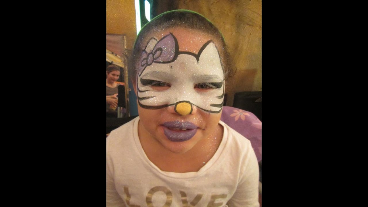 Face Painting New Year Hello Kitty! - YouTube