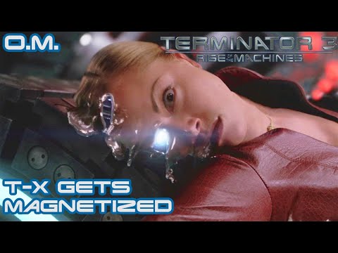 Terminator 3 T-X gets Magnetized(Open Matte Cut)