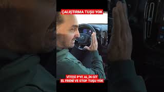 Vitesten Çalıştırılan Elektrikli Araba Tuş-Düğme Yok, El Freni Yok