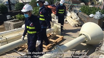 Hoàng Gia chuyên thi công BẠT PVDF , Bạt che PVDF - vải bạt căng PVDF, Bạt PTFE, Bạt ETFE,