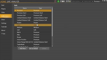 5. TrackMan Performance Studio (TPS) tutorial - Ball List