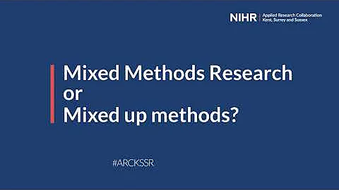 Mixed Methods Research or Mixed up Methods?