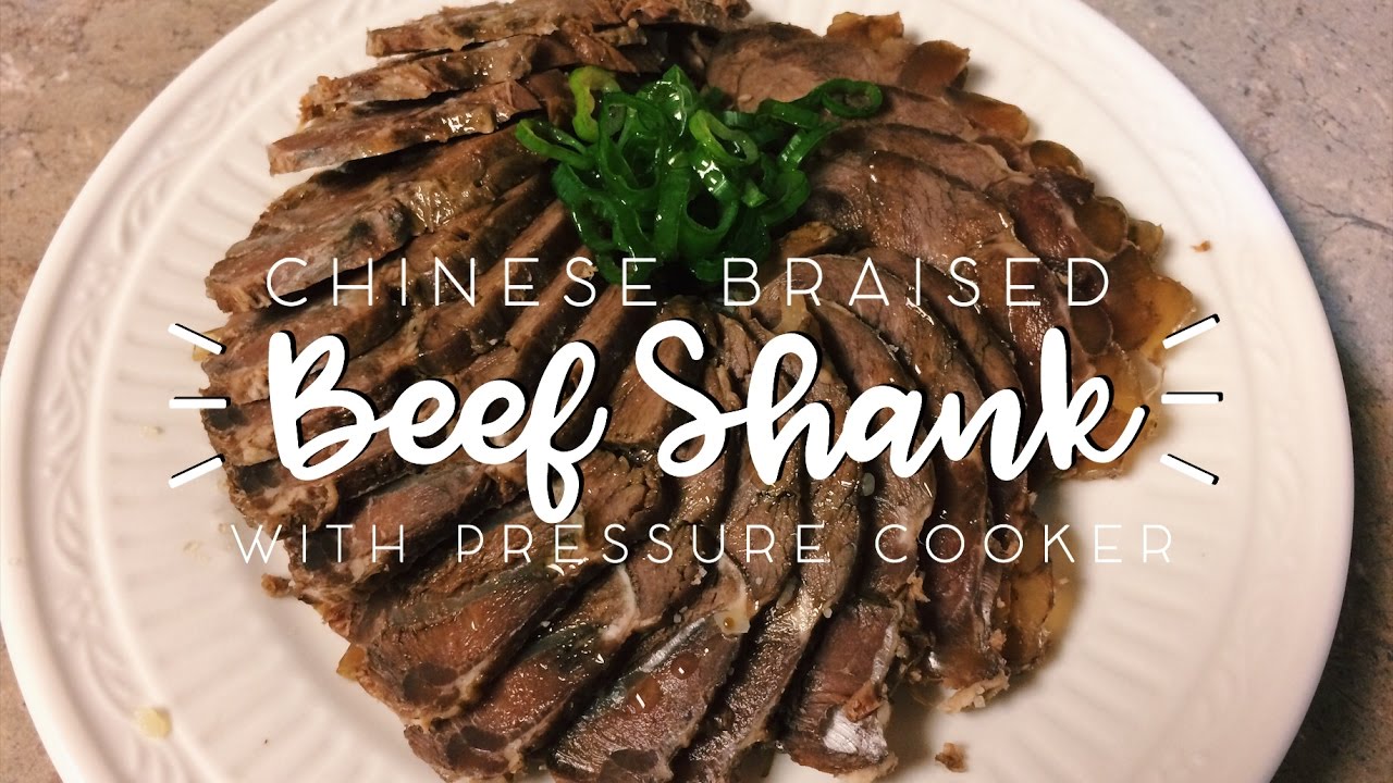 Chinese Braised Beef Shank With Pressure Cooker YouTube