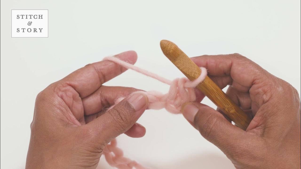 HOW TO CROCHET INTO THE BACK OF A FOUNDATION CHAIN CROCHET TUTORIAL