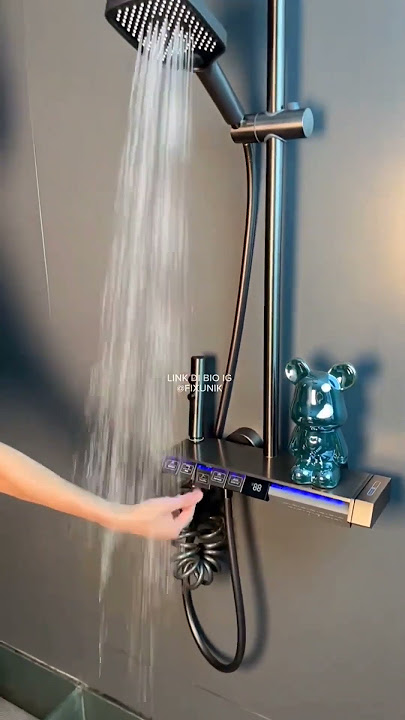 Shower Kamar Mandi Estetik dan Elegan  | #shorts #FIXUNIK | Thermostatic Rain Fall shower Faucet Set