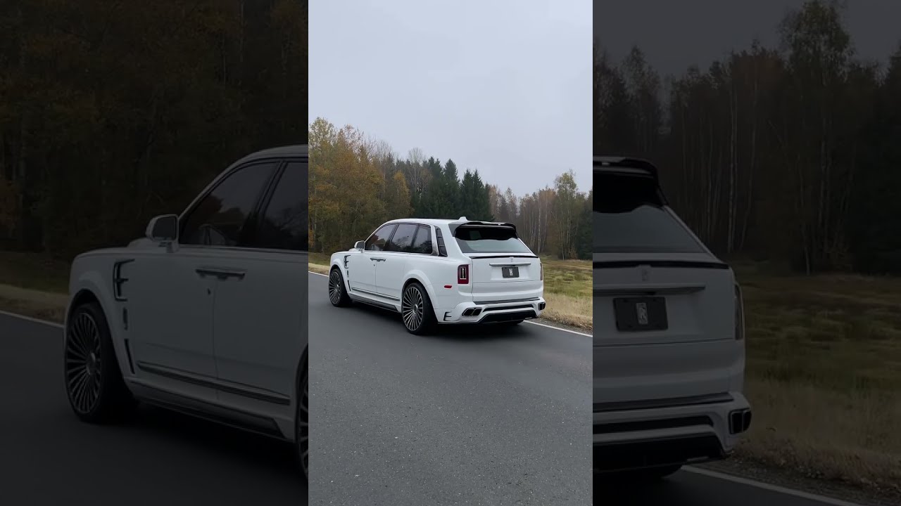Mansory Rolls Royce Cullinan brutal exhaust sound take off