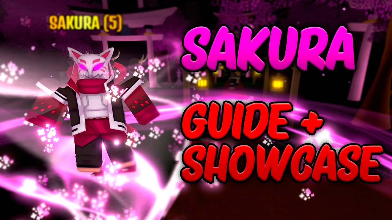 SAKURA GUIDE + SHOWCASE | The House TD Roblox - YouTube