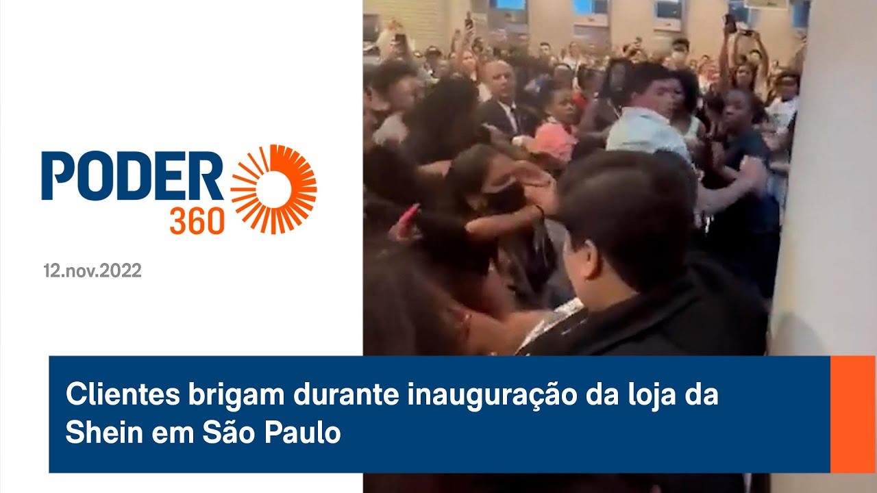 Clientes brigam durante inauguração da loja da Shein em São Paulo