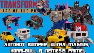 видео: Обзор Автобота Бампера, Ультра Магнуса, Хорри-Быка и Немезиды Прайм — Transformers Age of the Primes картинка: Обзор Автобота Бампера, Ультра Магнуса, Хорри-Быка и Немезиды Прайм — Transformers Age of the Primes