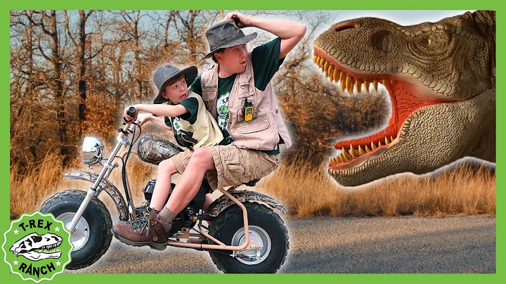 Is that the Mommy T-Rex?! Vehicles, Dinosaurs + MORE | T-Rex Ranch Dinosaur Videos for Kids