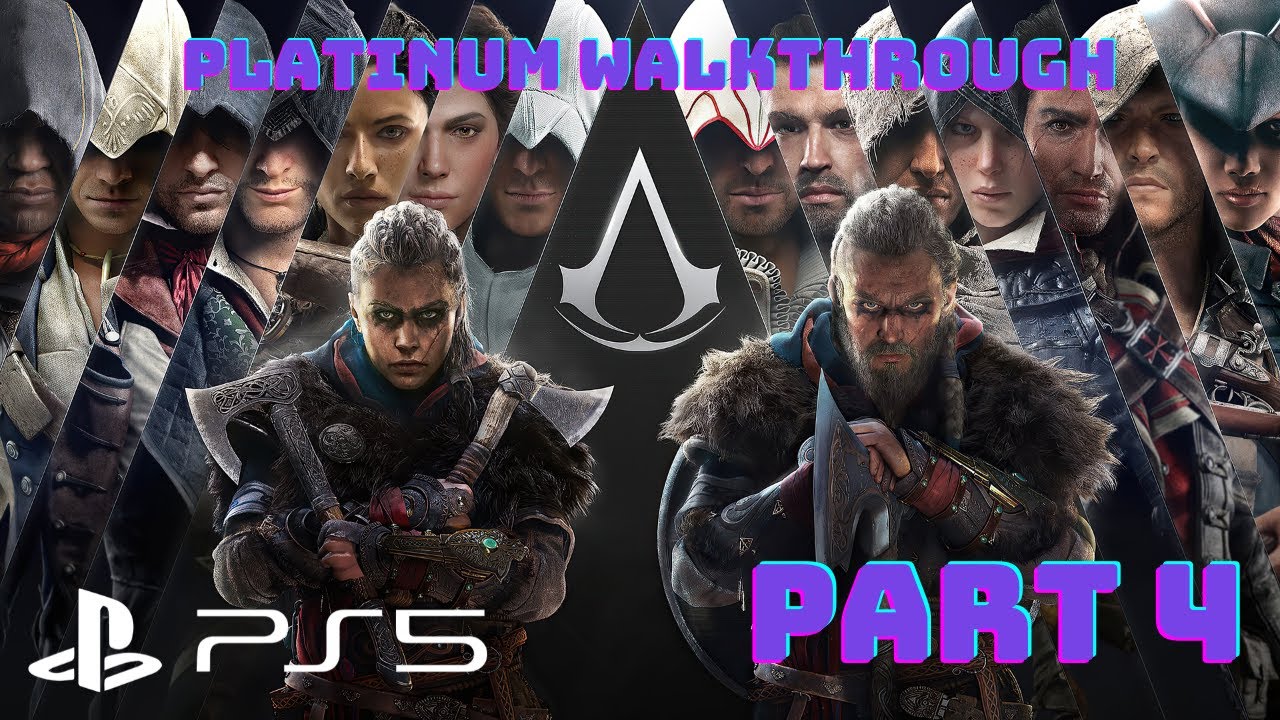 Assassin's Creed Valhalla PS5 Platinum Walkthrough Part 4 (100