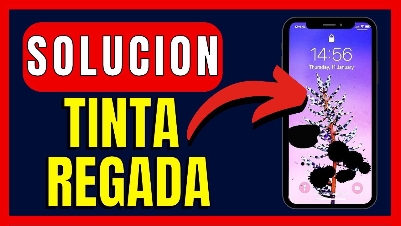 COMO QUITAR LA TINTA REGADA DE UN CELULAR - YouTube