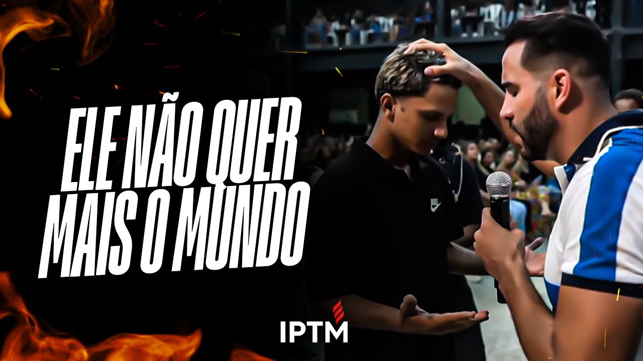 ELE NÃO QUER MAIS O MUNDO, ELE QUER SERVIR A DEUS - Pr Leonardo Sale