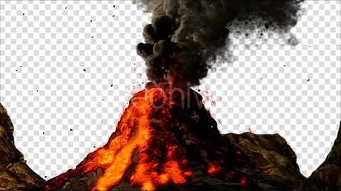 Volcano Eruption | Background Animation Video