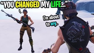 We forever changed this guys life because of Fortnite... (emotional)