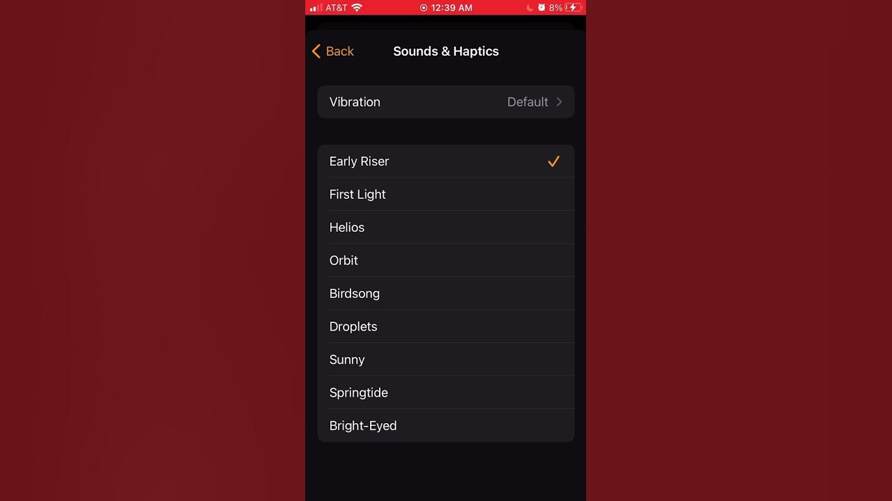 Early Riser Bedtime alarm (iOS 14)