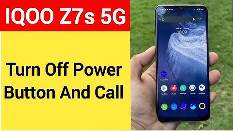 How to turn off power button and call, IQOO Z7s 5G me power button and call off kaise karen