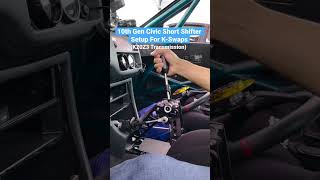 10Th Gen Civic Short Shifter Setup Paired With A K20Z3 Transmission