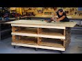 Budget Workshop TABLE from PALLETS !?
