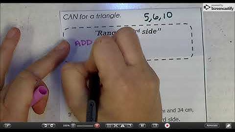 Triangle Inequality Theorem Part 2
