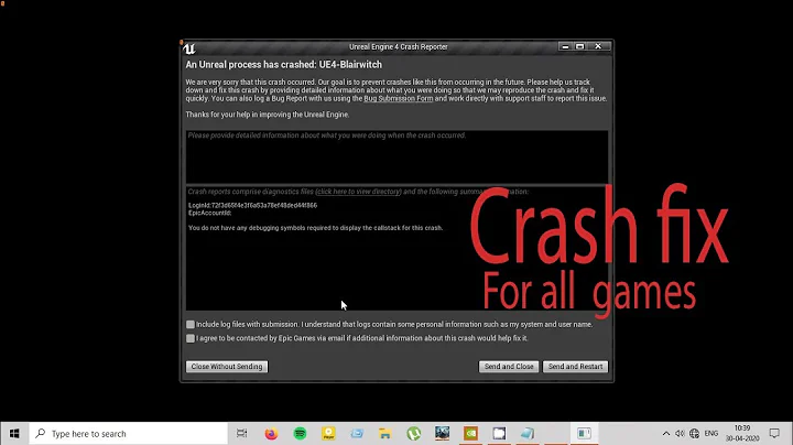 How to fix Unreal Engine crash fix for all games || Blair witch crash fix|| Fortnite crash fix