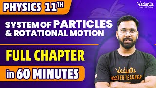 System of Particles & Rotational Motion Full Chapter in 60 Minutes⏳ | Class 11 Physics Chapter 6