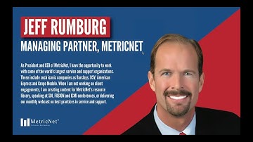 Webinar: Creating Affordable Benchmarks For Service Desks with Jeff Rumburg