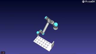 Fly handling simulation using RoboDK