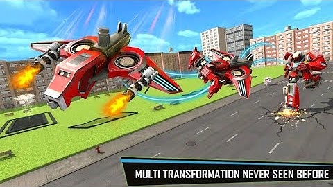 Drone robot car game \ Robot transforming game \ new robot game for Android \ gaming video