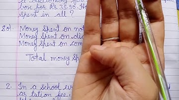 Class 3rd maths unit 8(part 5) Indian currency