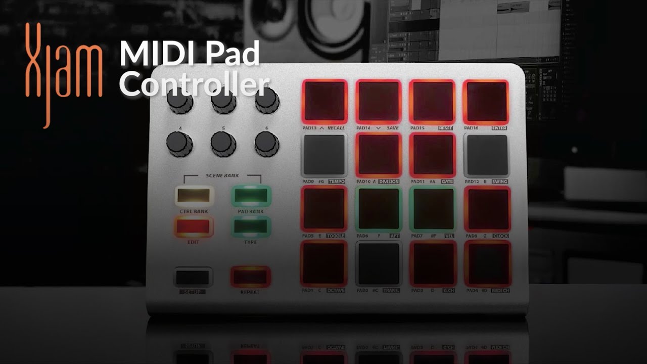 Artesia Pro Xjam MIDI Pad Controller - YouTube