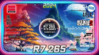 ⭕AMD Radeon R7 265 in 15 Games |  in 2024