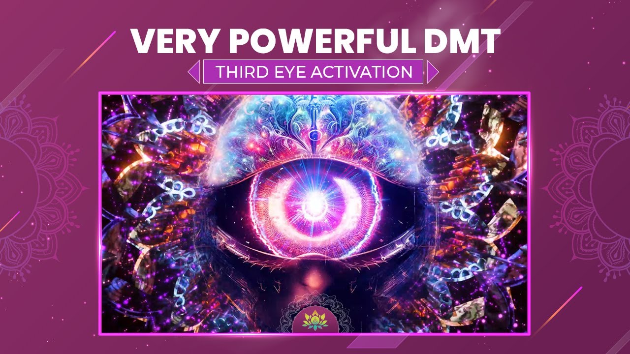 Very Powerful DMT, Pineal Gland, Third Eye Activation - 963 Hz + 852 Hz ...