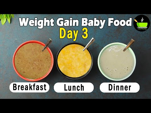 Baby Food Day -3 | Weight Gain Baby Food | Dates Poha Porridge | Carrot Potato Rice | Banana Oatmeal | She Cooks