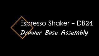 Kingston Espresso Shaker - drawer base Assembly RTA cabinet