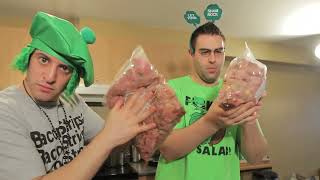 Epic Meal Time's Green Pancake Potato stack episode