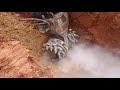 D20 Rockwheel used for Trenching