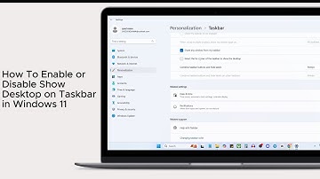 How To Enable or Disable Show Desktop on Taskbar in Windows 11