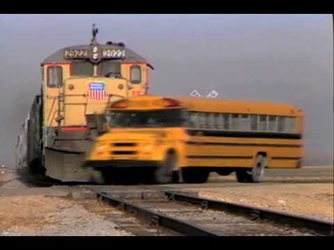 School Bus Train Crash. Otto's tips for the school bus driver.