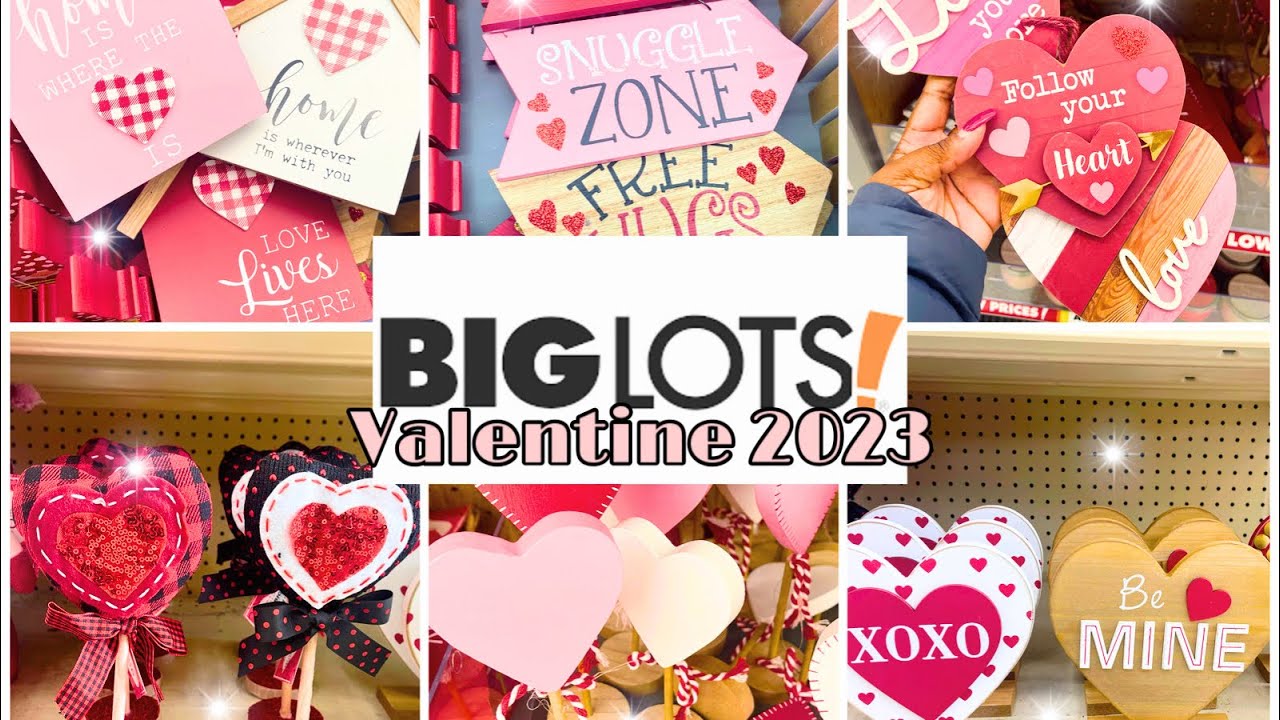 BIG LOTS! Dollar Spot Valentines Decor 2023 Sneak Peek YouTube