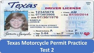 ... thank you for watching the video 'texas motorcycle permit practice
test 2' with channel. ple...