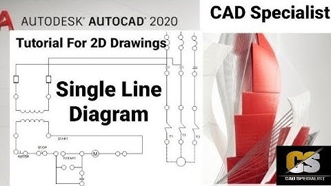 AutoCAD Single Line Diagram Drawing Tutorial for Electrical Engineers, Electronic  Telecommunication