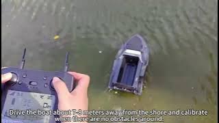 The V080 Fishing Bait Boat-Follow the video to learn how to operate it